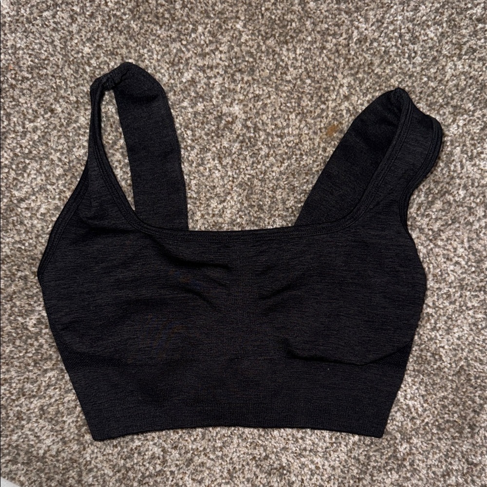 BuffBunny Charcoal Sports Bra